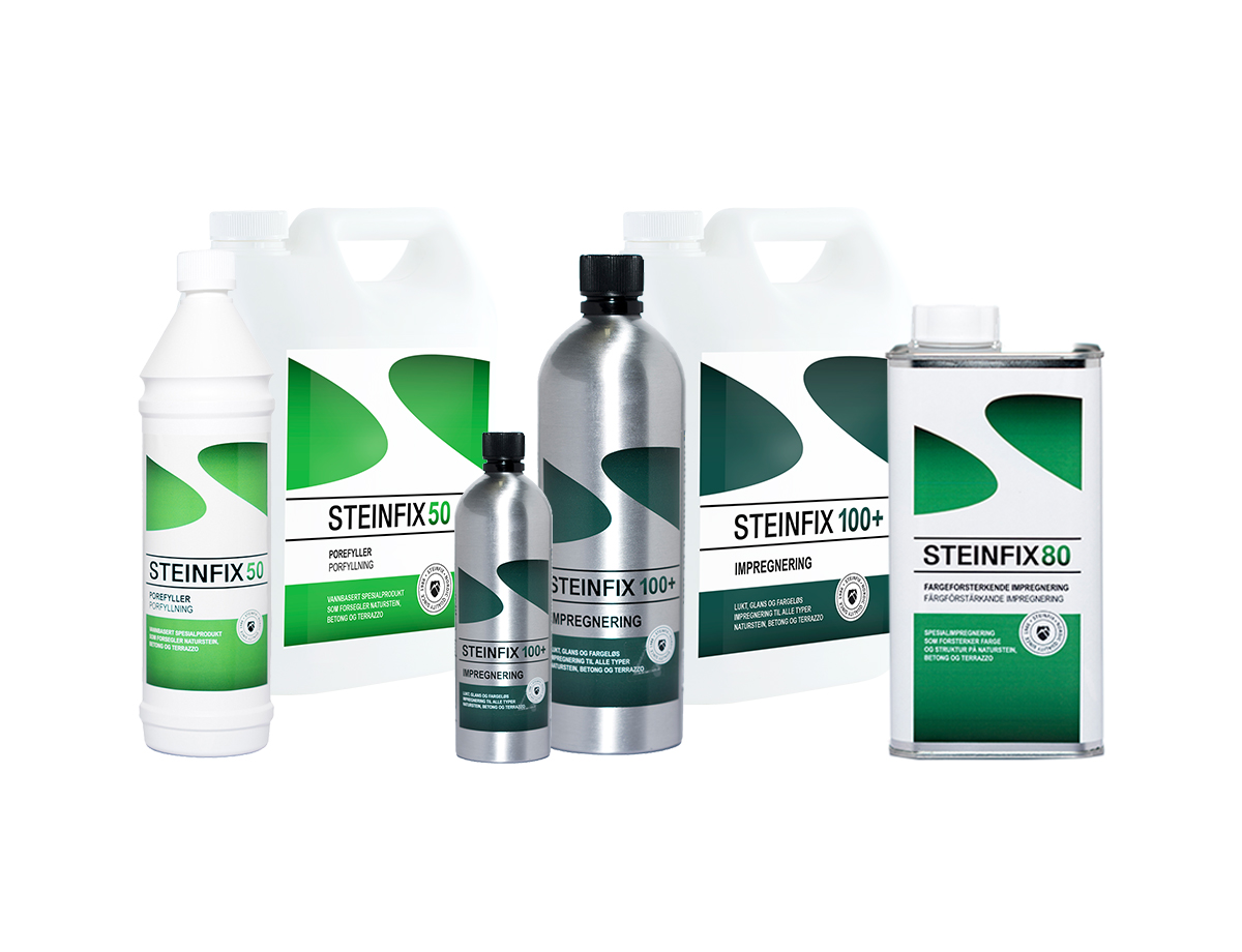 produkter for Impregnering og porfyllning av natursten